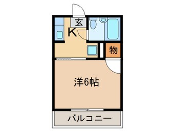 間取図 シティハイムヨコヤマ