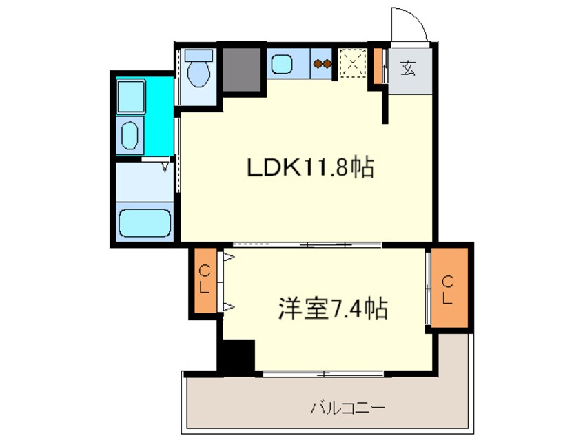 間取図 ハイツパルシェ南館