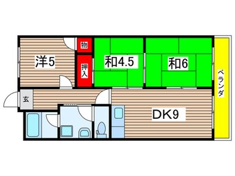 間取図 シャンポ－ル松室