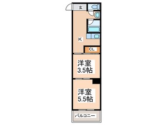 間取図 アリタマンション日本橋