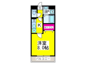 間取図 ｱﾝﾌﾟﾙｰﾙﾌｪｰﾙ堺東