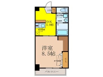 間取図 プルメリア新大阪