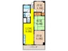 旭第2ﾏﾝｼｮﾝ 3LDKの間取り