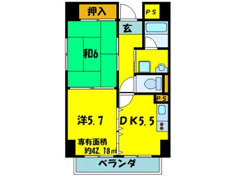 間取図 グランデ松原