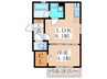 ALEGRIA河内山本EAST 1LDKの間取り