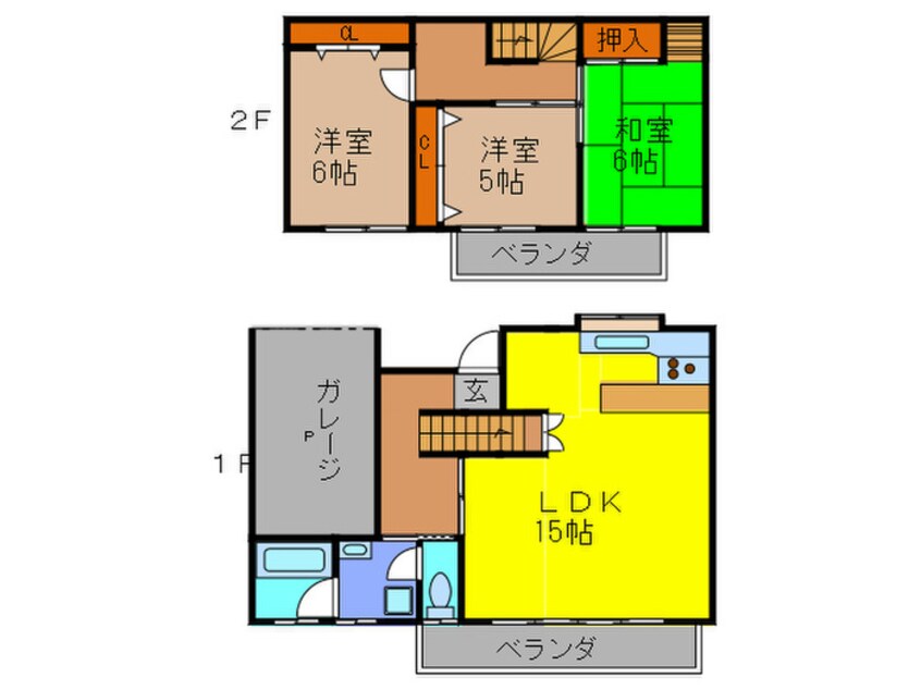 間取図 ふか喜花屋敷住宅