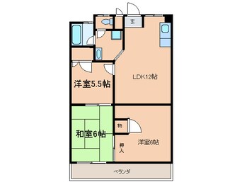 間取図 セシル古市