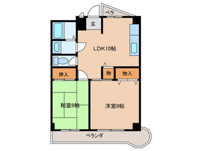 間取図 セシル古市