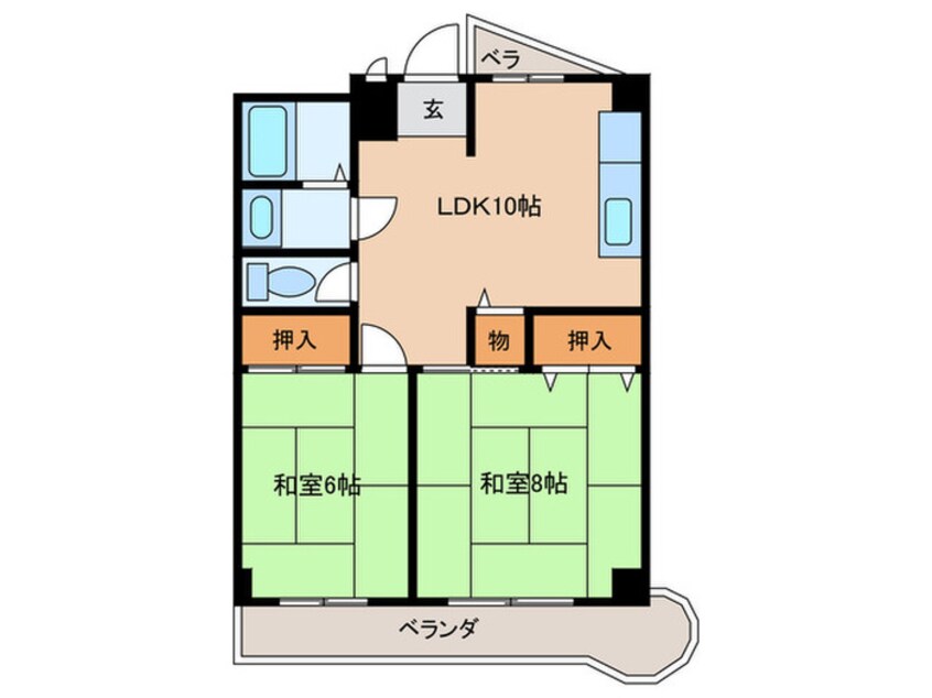 間取図 セシル古市