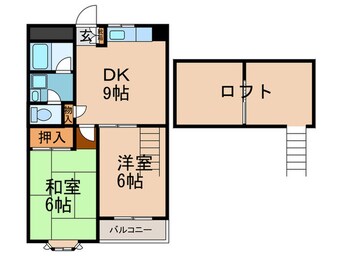 間取図 メゾン山口Ⅱ