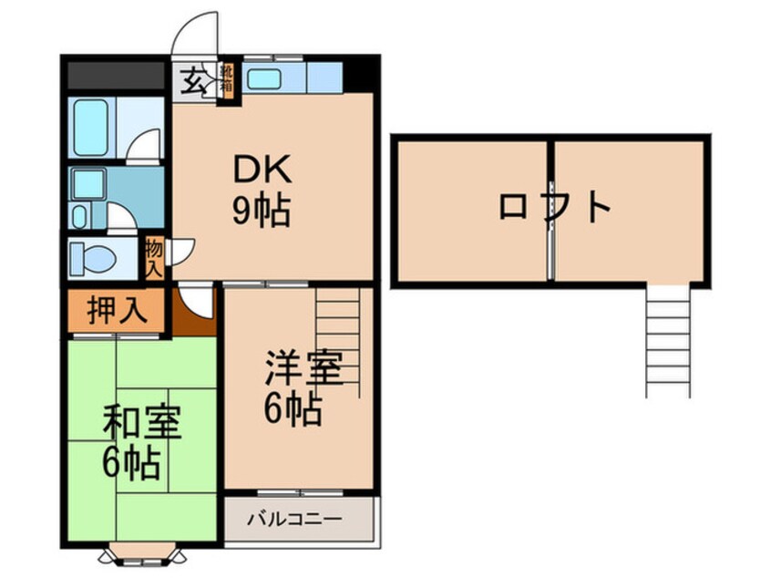 間取図 メゾン山口Ⅱ