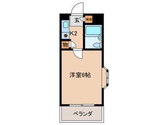 間取図 美章園中村ビル