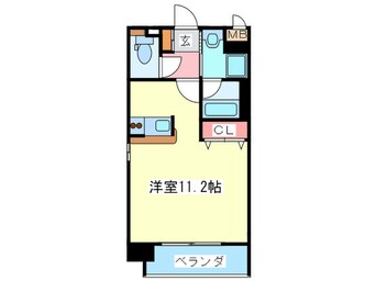 間取図 ア－バンフラッツ上町