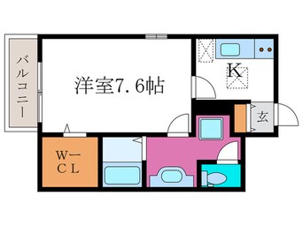 間取図 フェリス桂東