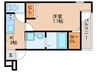 フジパレス長吉長原西Ⅰ番館 1Kの間取り