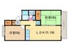インペリアルヒロセ 2LDKの間取り
