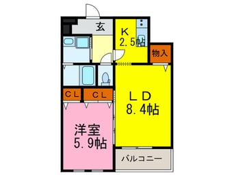 間取図 ブリス弓削