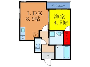 間取図 フジパレス井高野駅南
