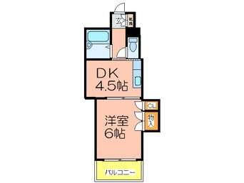 間取図 ローズコーポ京橋