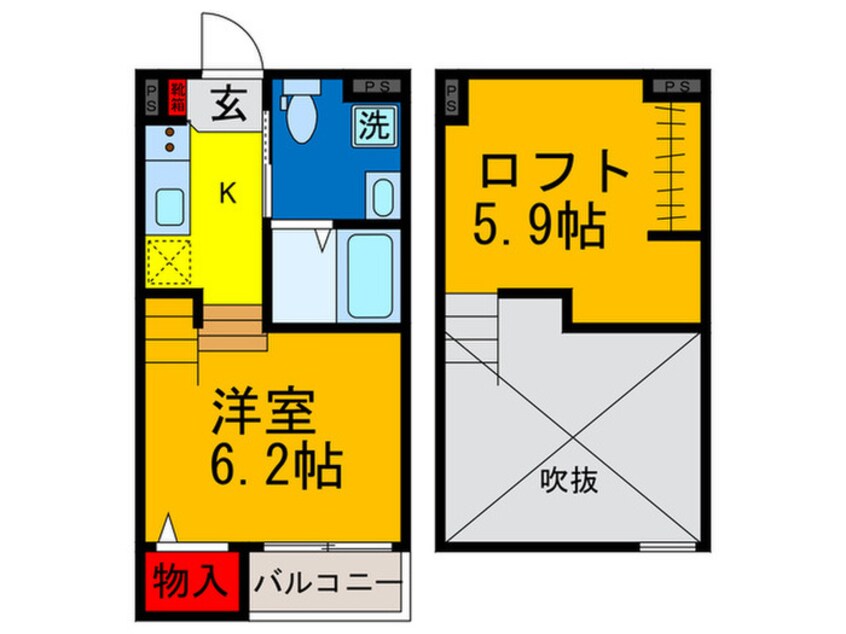 間取図 ケイティハイツⅢ