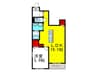 セレノアルバ 1LDKの間取り