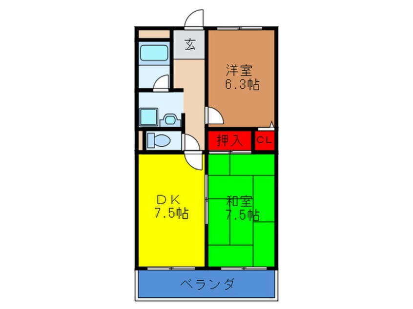 間取図 エクセルコ－ト