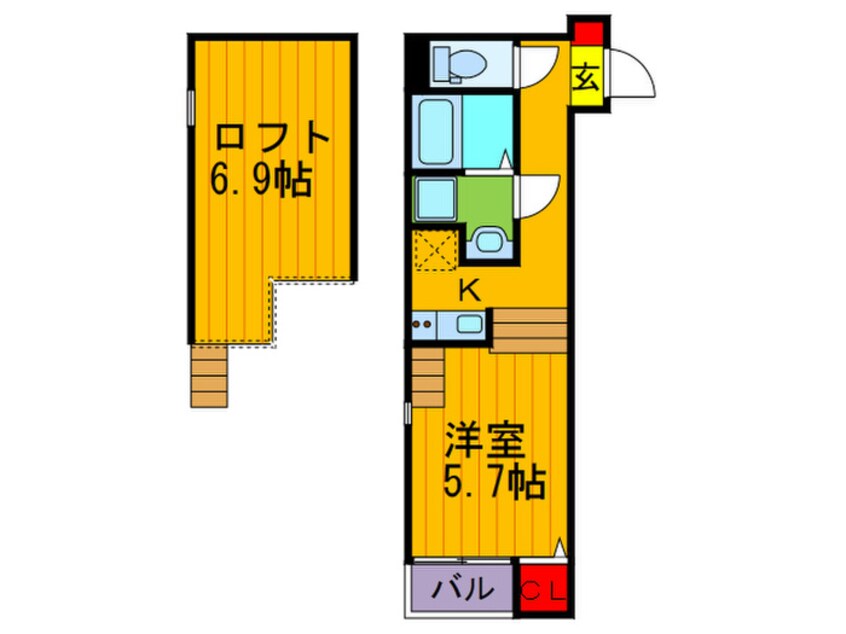 間取図 ｓｔａｇｅ今市