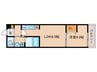 ALEGRIA大津 1LDKの間取り
