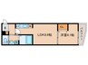 ALEGRIA大津 1LDKの間取り