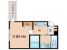 ALEGRIA大津 1Kの間取り