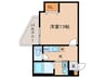 ALEGRIA大津 1Kの間取り