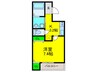 フジパレス堺諏訪森Ⅱ番館 1Kの間取り
