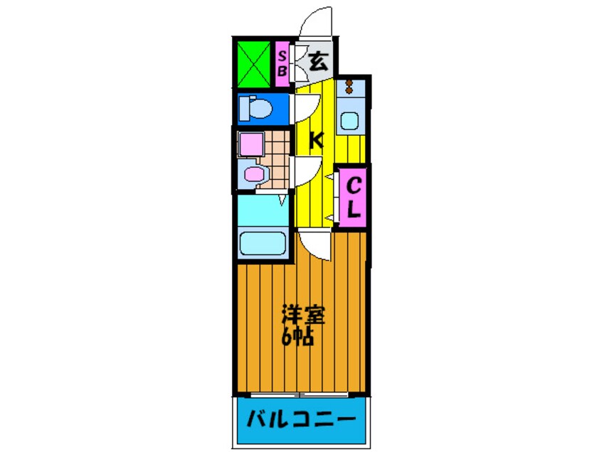 間取図 ｸﾚｱ-ﾄ北大阪ﾚｳﾞｧﾝﾃ(1504)