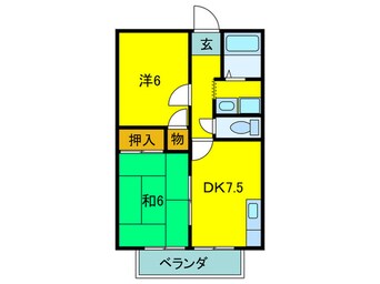 間取図 ハイツⅢ