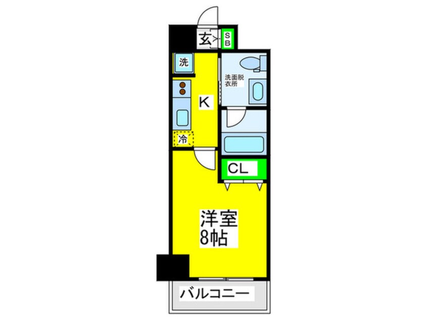 間取図 グルーヴ日本橋