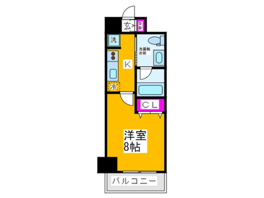 間取図 グルーヴ日本橋