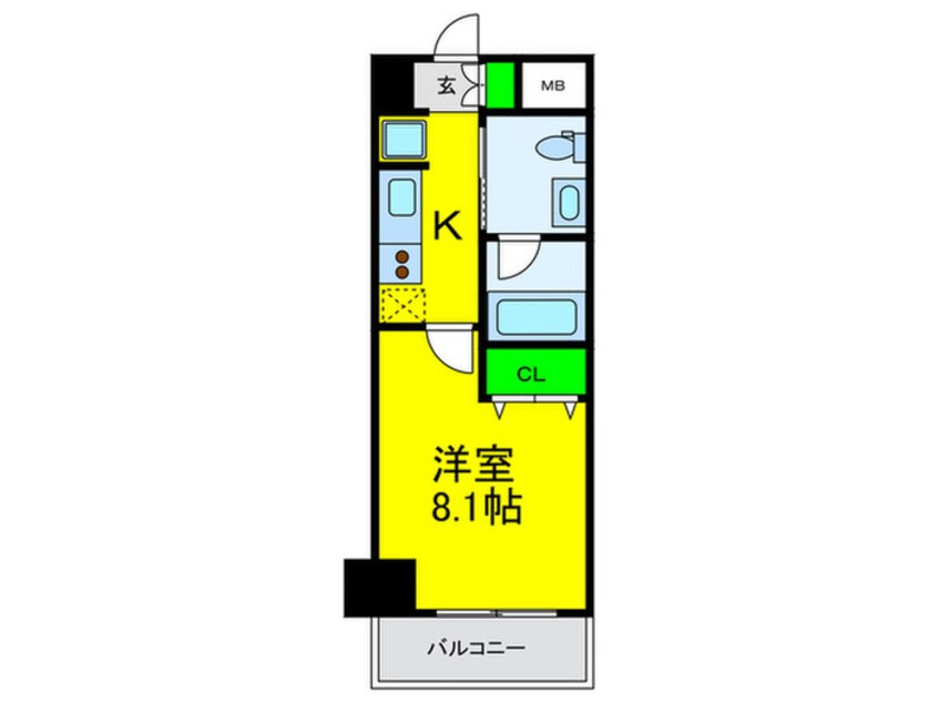 間取図 グルーヴ日本橋