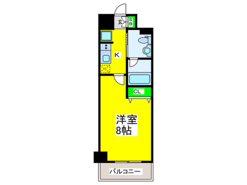 間取図 グルーヴ日本橋