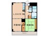 メイカビル 2LDKの間取り