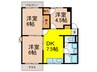 ハイツビオラ 3DKの間取り