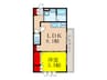 セントラルバレー 1LDKの間取り