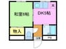 大塚コ－ポ 1DKの間取り
