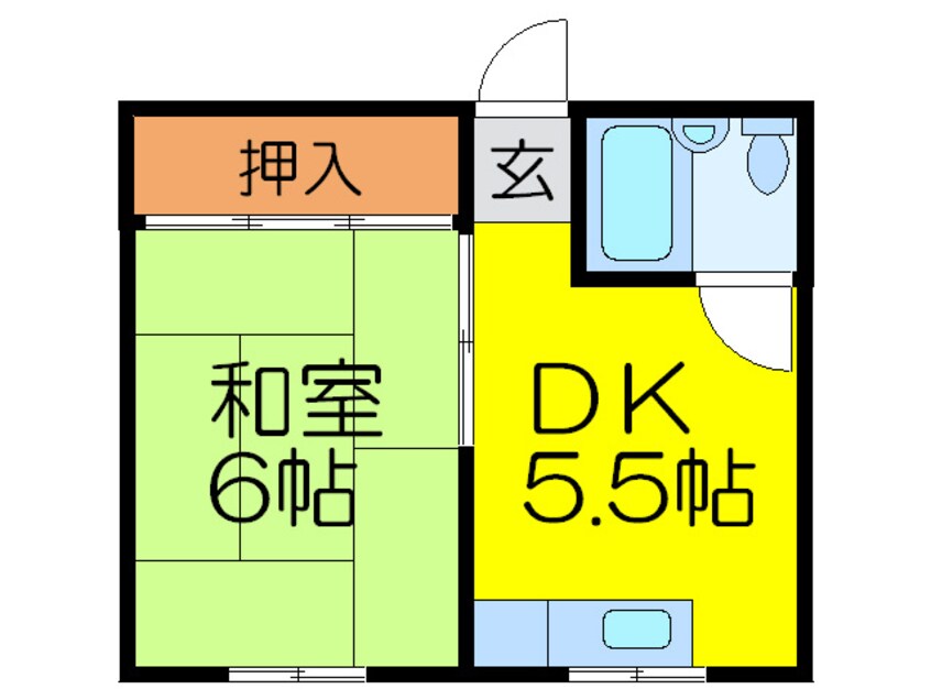 間取図 暁荘