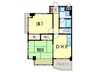 Ｏｓ ＣＯＵＲＴ 2DKの間取り