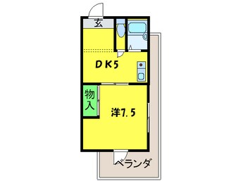 間取図 フォーレスト中百舌鳥