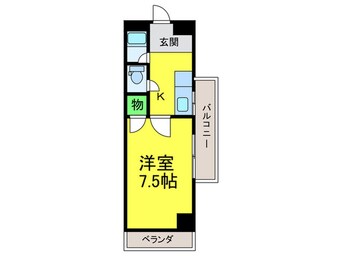 間取図 フォーレスト中百舌鳥