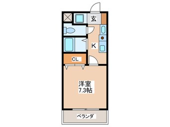 間取図 Ｍプラザ香里弐番館