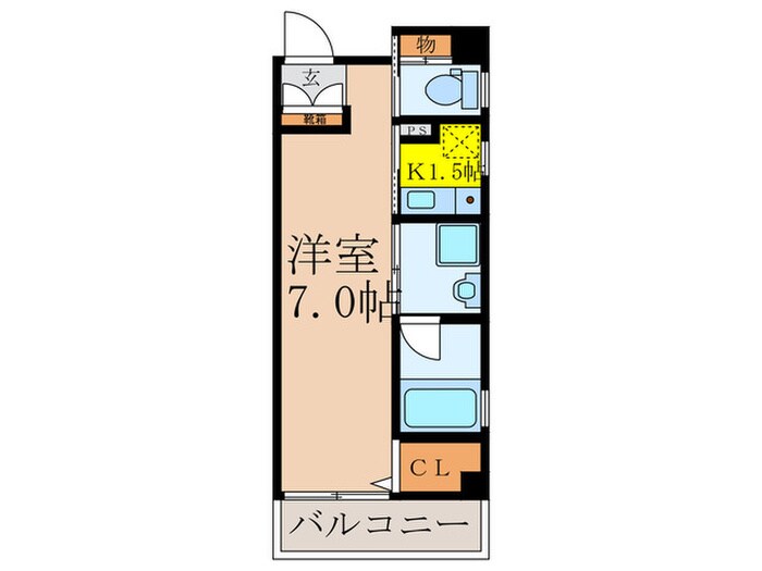 間取り図 ル・ソレイユ千里山
