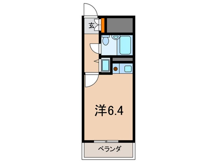 間取り図 藤和シティホームズ灘（２０５）