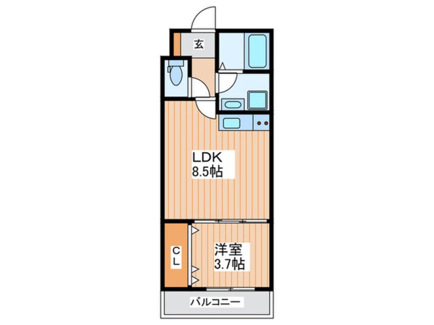 間取図 Dias諸口